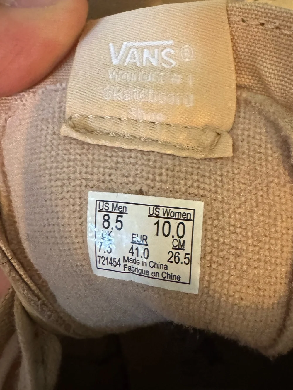 Vans x Opening Ceremony Sk8 Hi in Beige